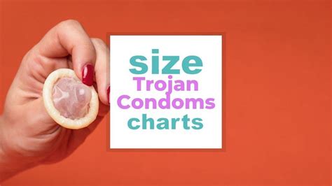 trojan condom fitting chart|trojan condoms size guide.